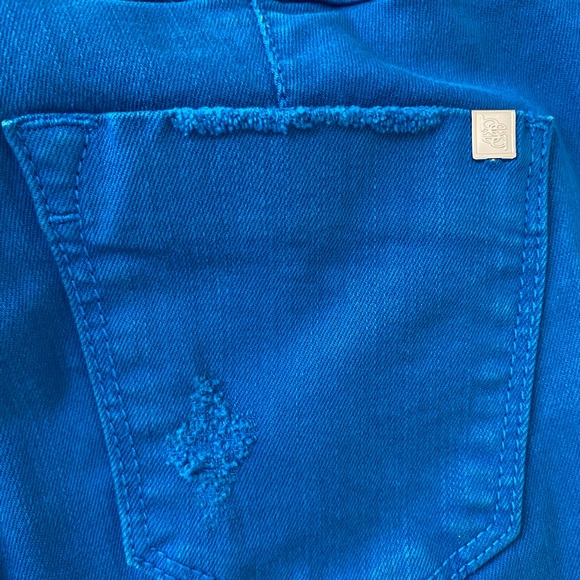 LADIES “BEBE” SIZE 25 HEARTBREAKER SKINNY DISTRESSED JEANS~LIKE NEW! - Picture 7 of 12